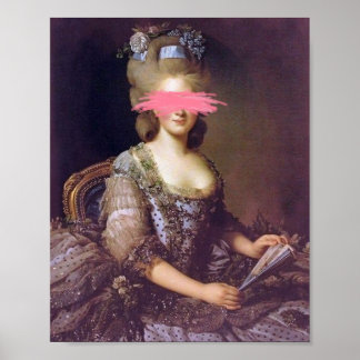 Poster Art modifié, portrait vintage, duchesse,