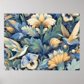 Poster Art Morris aux fleurs (Devant)