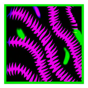 Poster Art Motif néon élégant