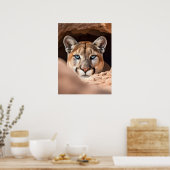 Poster Art Mountain Lion (Cuisine)