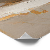 Poster Art mur Citrouille noir et or (Coin)