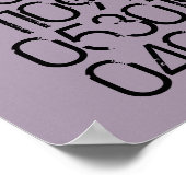 Poster Art Mur Drôle - Style Distressed - 4 Enfants (Coin)