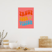 Poster Art Mur esthétique rétro pour filles, Tweens, Ados (Cuisine)