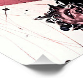 Poster Art Mur Expressionniste Abstrait : Médias mixtes (Coin)