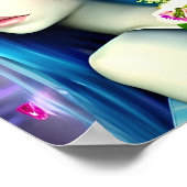 Poster Art mystique | Belle Fée Bleue (Coin)