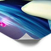 Poster Art mystique | Belle Fée Bleue (Coin)