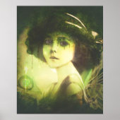 Poster Art mystique de l'Imaginaire de la fée de l'arbre  (Devant)