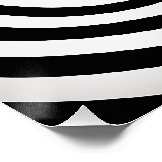 Poster Art noir et blanc (Coin)