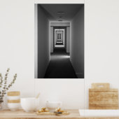 Poster Art noir et blanc - Une invitation (Cuisine)