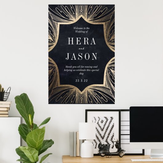 Poster Art Nouveau (Bureau à domicile)