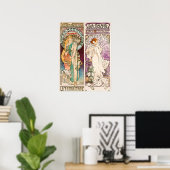 Poster Art Nouveau (Bureau à domicile)
