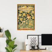 Poster Art nouveau 1893 Couverture par Eugène Grasset (Bureau à domicile)