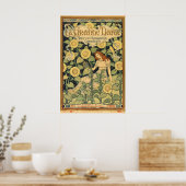 Poster Art nouveau 1893 Couverture par Eugène Grasset (Cuisine)