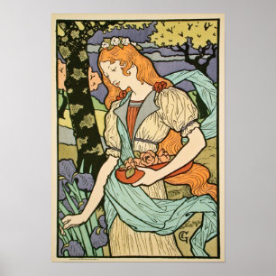 Poster Art nouveau 1893 par Eugène Grasset