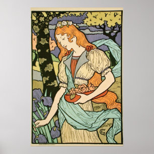 Poster Art nouveau 1893 par Eugène Grasset