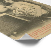 Poster Art nouveau Alphonse mucha femme modèle d'art (Coin)