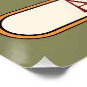 Poster Art Nouveau Amaryllis Woman (Coin)