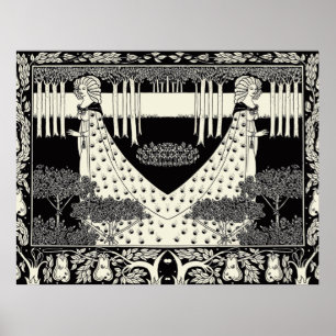 Poster Art Nouveau Aubrey Beardsley Salome