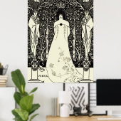 Poster Art Nouveau Aubrey Beardsley Venus (Bureau à domicile)