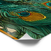 Poster Art Nouveau Chat (Coin)