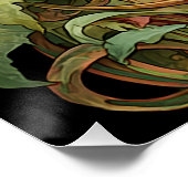 Poster Art Nouveau Chat (Coin)