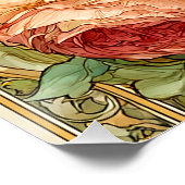 Poster Art Nouveau Chat (Coin)