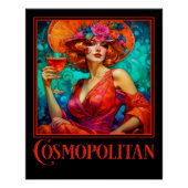Poster Art Nouveau Cosmopolite (Devant)