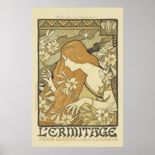Poster Art nouveau 'Ermitage