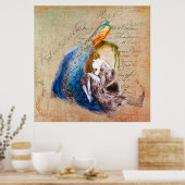 Poster Art Nouveau français ~ La Lettre (Cuisine)