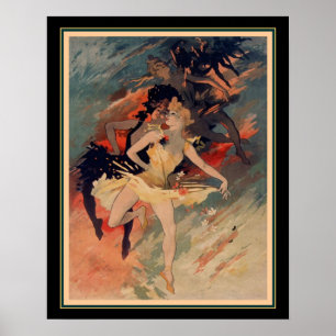Poster Art nouveau Imprimer "La Danse" - 16x20