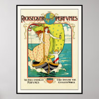 Poster Art Nouveau Imprimer : Publicité de parfums