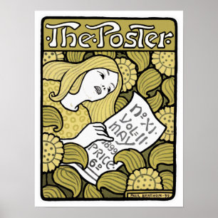 Poster Art Nouveau Imprimer : "The Poster" de Bert