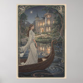 Poster Art Nouveau Lady of the Lake (Devant)