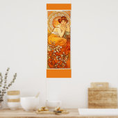 Poster Art Nouveau par Alfons Mucha. (Cuisine)