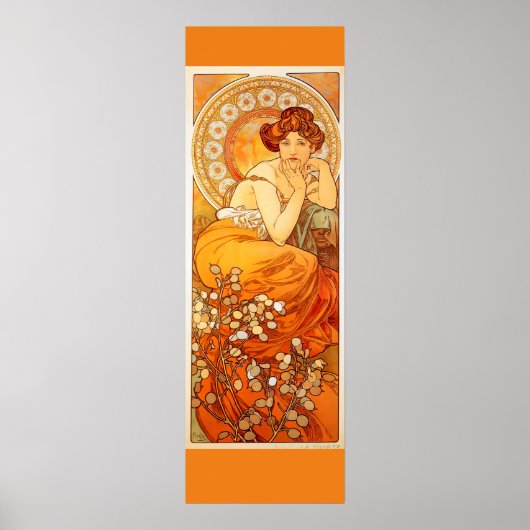 Poster Art Nouveau par Alfons Mucha. (Devant)