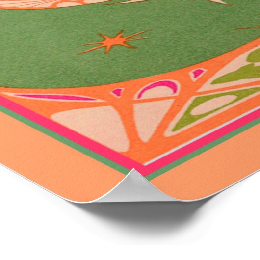 Poster Art Nouveau Poisson (Coin)