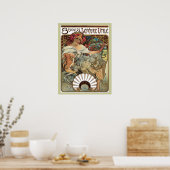 Poster Art Nouveau Retro 18x24 (Cuisine)