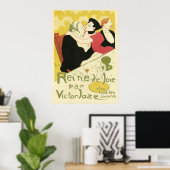 Poster Art Nouveau Rétro - Reine de Joie (Bureau à domicile)
