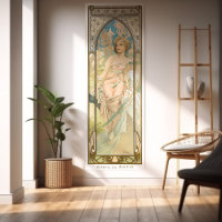 Poster Art Nouveau Réveil Matin Set 3/4 Mucha