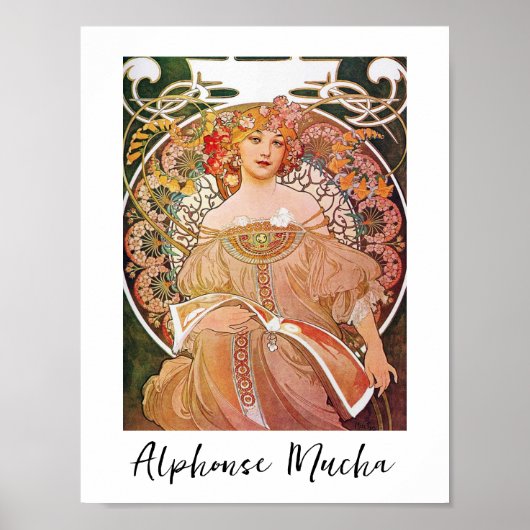 Poster - Art Nouveau 'Réverie' (Devant)