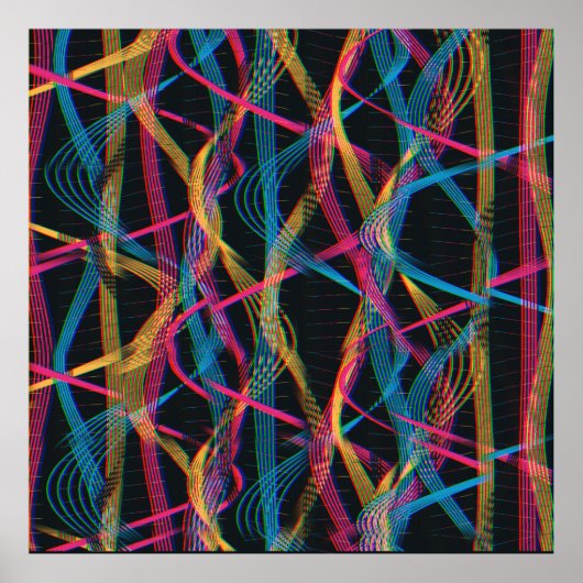 Poster Art Nouveau Snakes Pattern  (Devant)