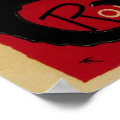 Poster Art Nouveau vintage, Ce Soir Conversation Noir Cha (Coin)