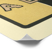 Poster Art Nouveau vintage - Lutte (Coin)