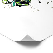 Poster Art nouveau william morris anenome floral (Coin)