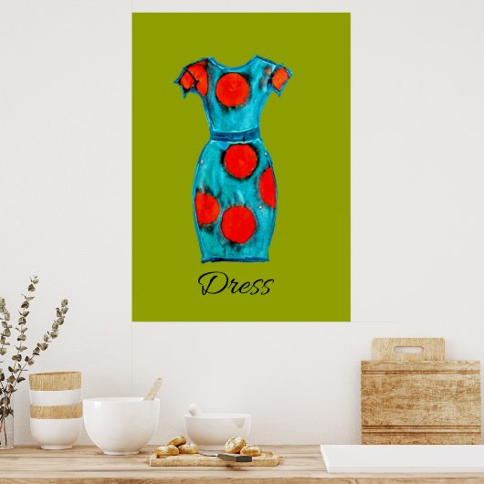 Poster Art numérique (Cuisine)