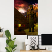 Poster Art numérique 3D égyptien en hausse (Bureau à domicile)