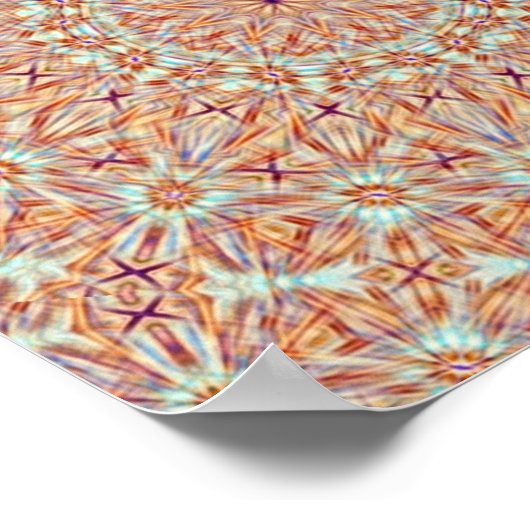 Poster Art numérique Abstrait (Coin)