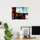 Poster Art numérique Abstrait moderne (Bureau à domicile)