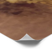 Poster Art numérique d'aquarelle fleur sauvage (Coin)