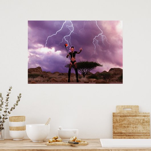 Poster Art numérique Daz Studio de l'éclairage (Cuisine)